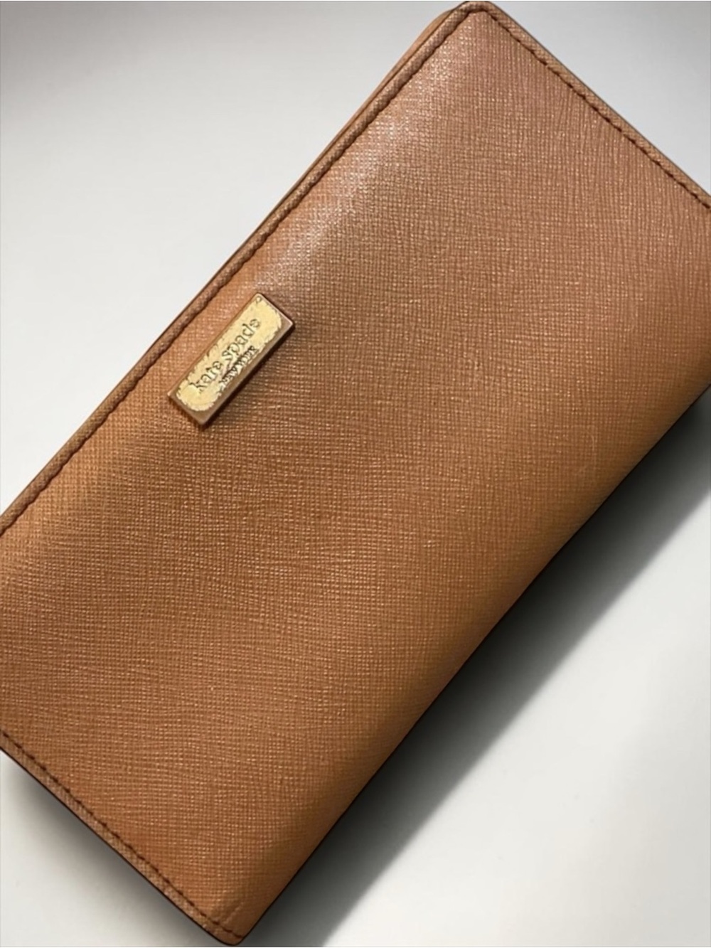 Kate Spade Cedar Street Neda Wallet Saffiano Leather Brown